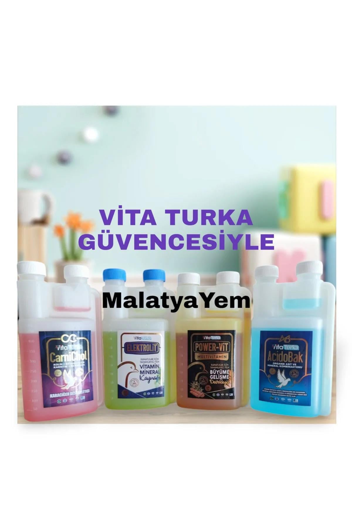 Vita Turka 4 Lü Profesyonel Kanatlı Bakım Seti - Güvercin - Tavuk