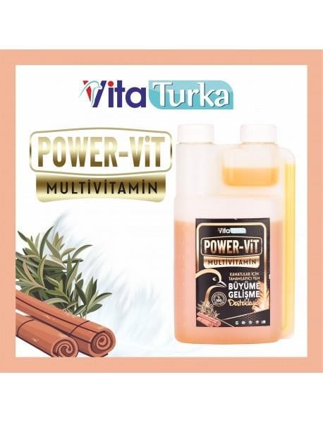 VitaTurka PowerVit 500 mL | Kanatlılar İçin Vitamin Takviyesi