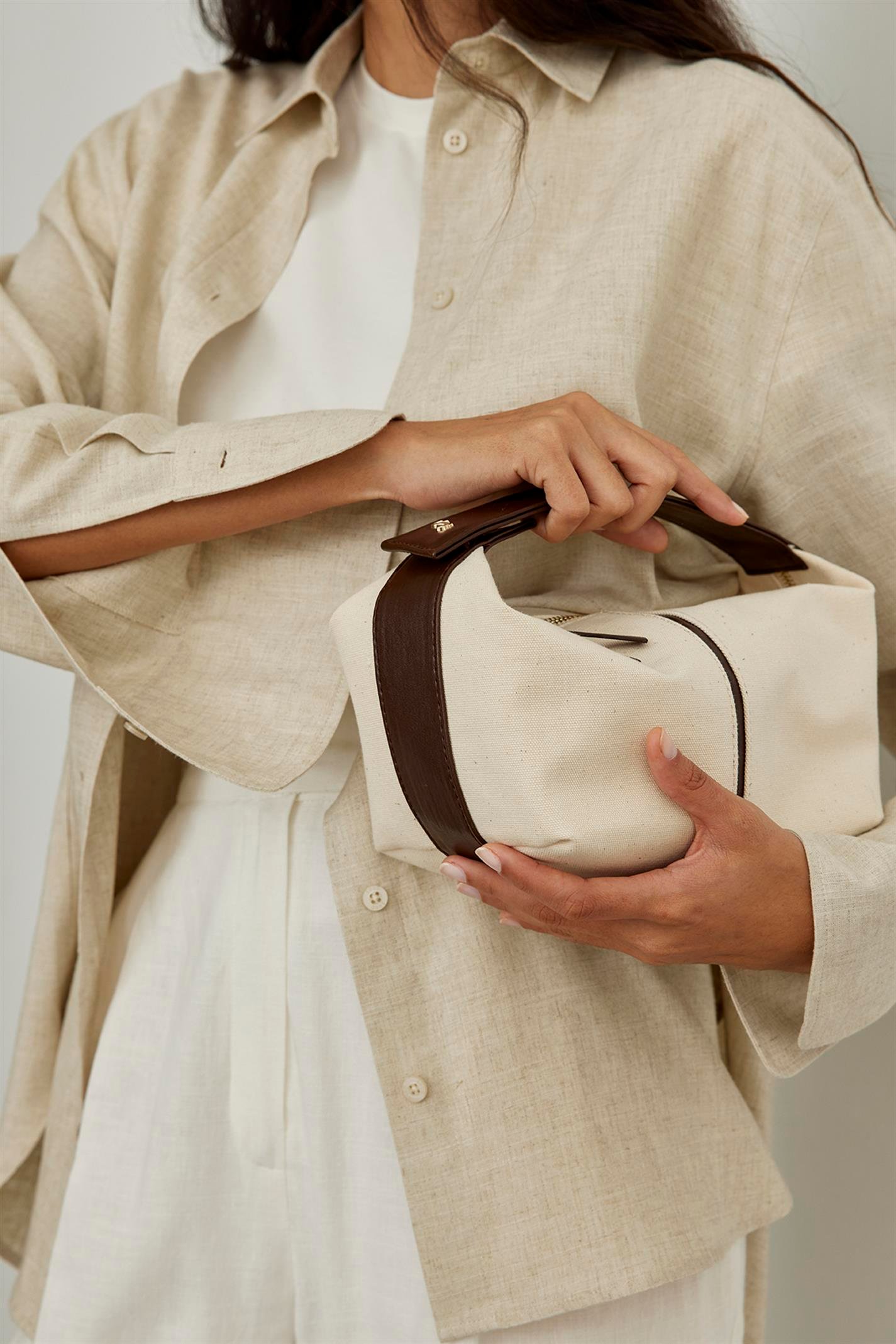 Acı Kahve Archi Kanvas El Çantası