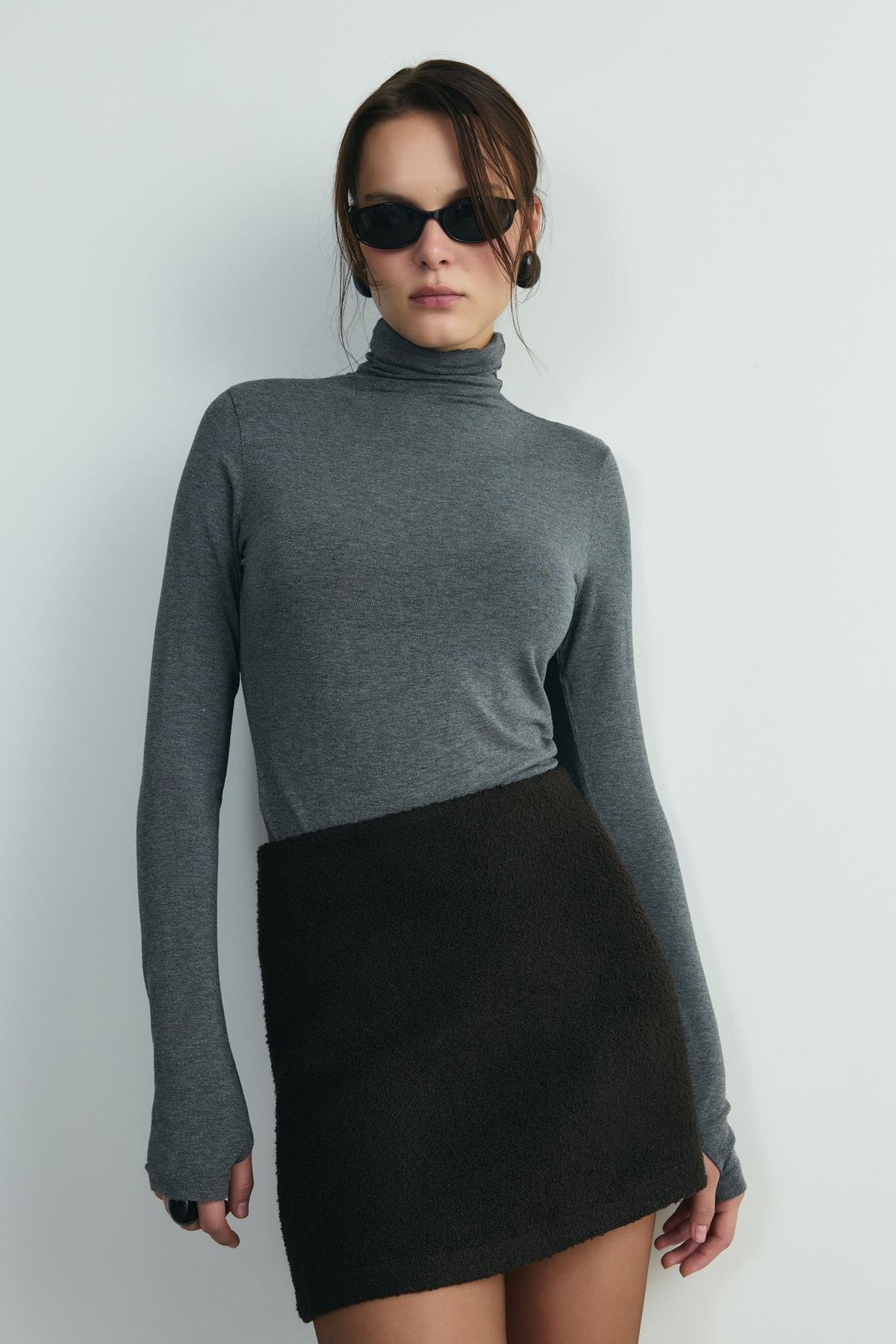 Acı Kahve Gigi Mini Etek