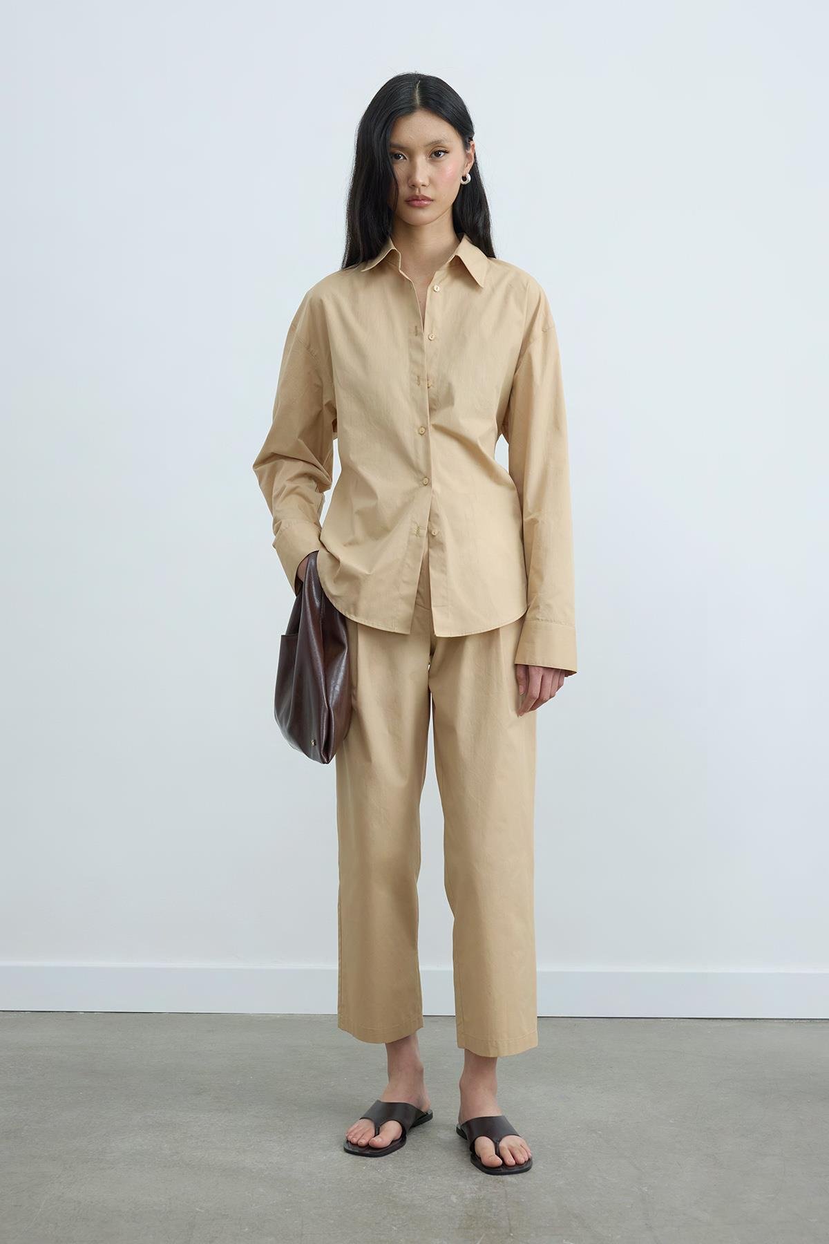 Paper Poplın Trousers