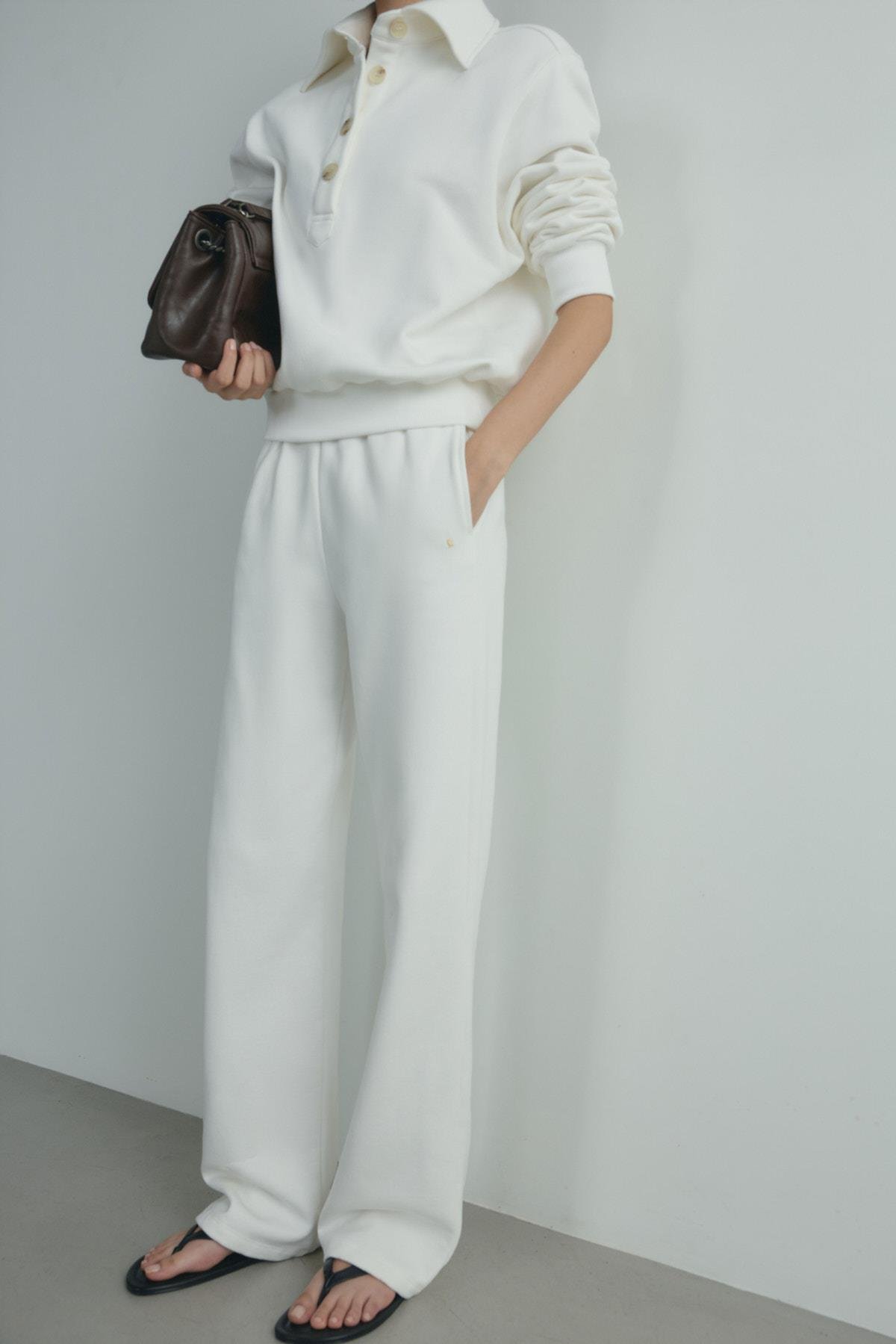 Ekru Homie Lastikli Eşofman