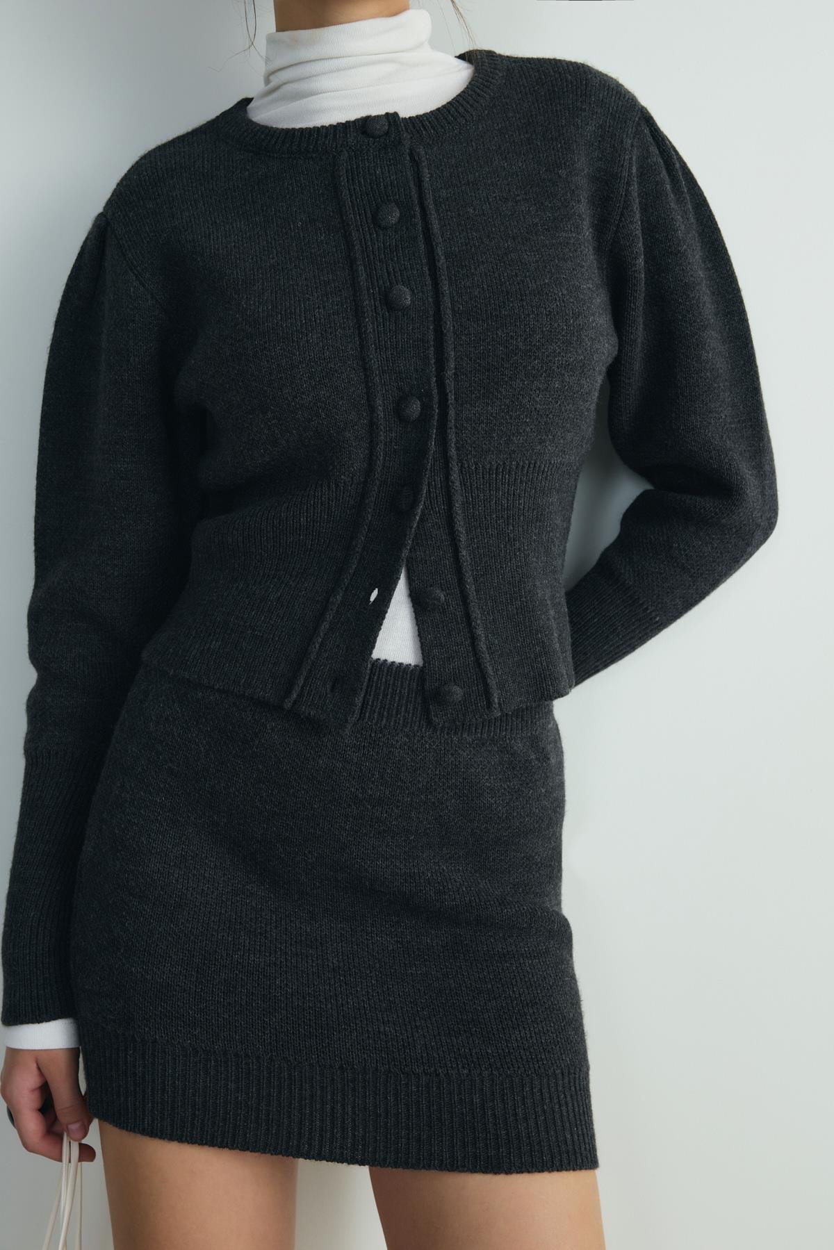 Füme Lucy Triko Mini Etek