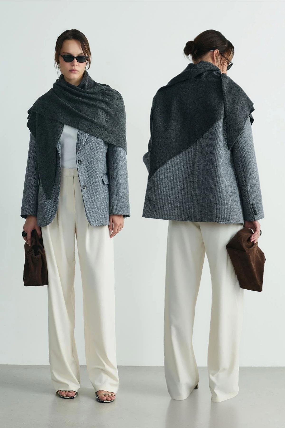 Masculine Wool Blazer