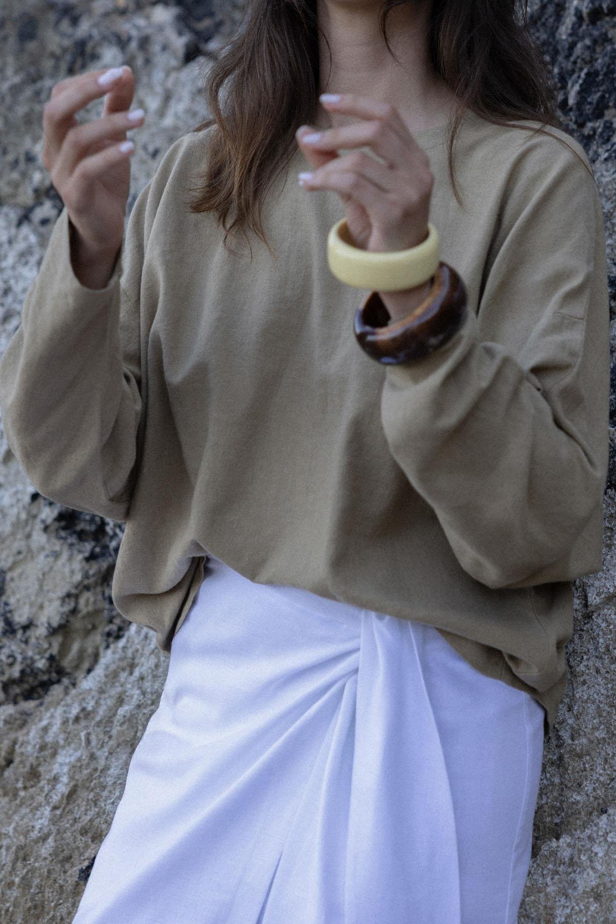 Ole Oversize Linen Top