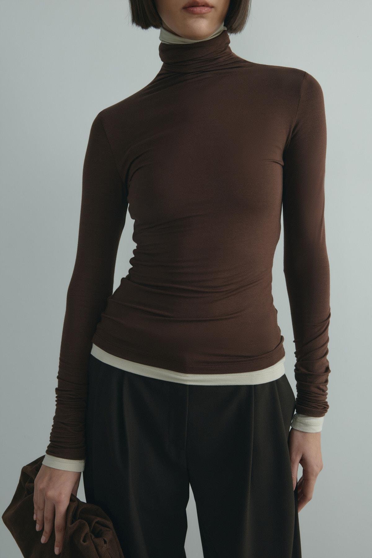 Kahverengi Boğazlı Tensel Body