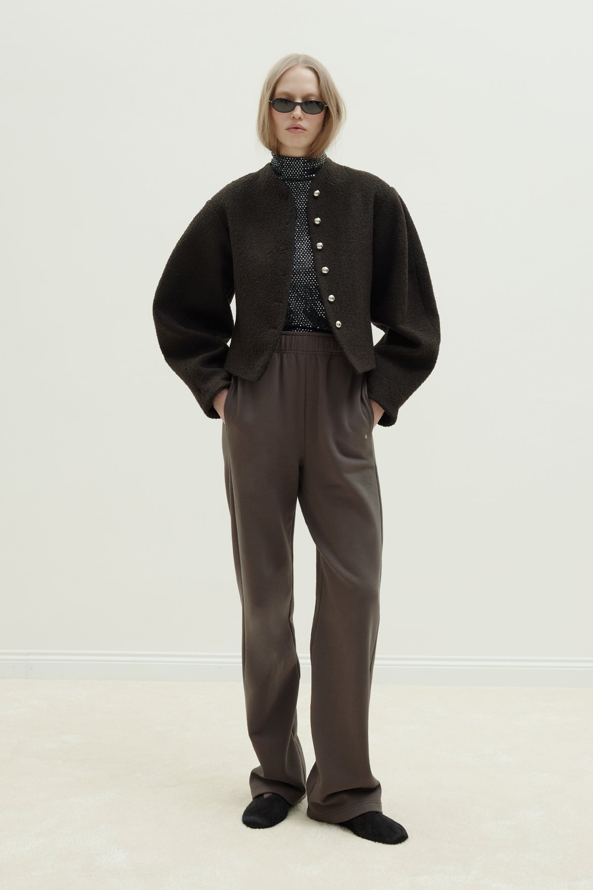 Kahverengi Homie Lastikli Eşofman