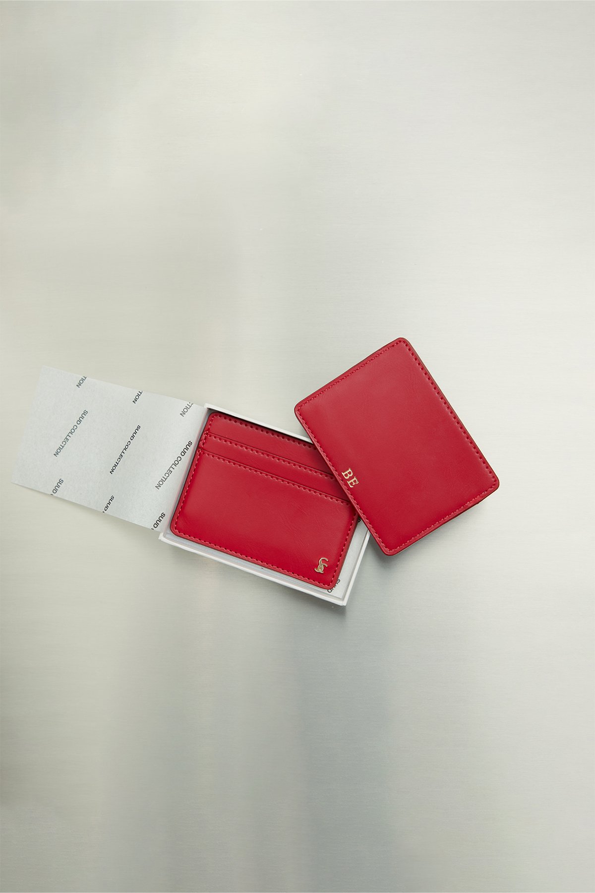 Kırmızı Kişiselleştirilmiş Cheri Cüzdan