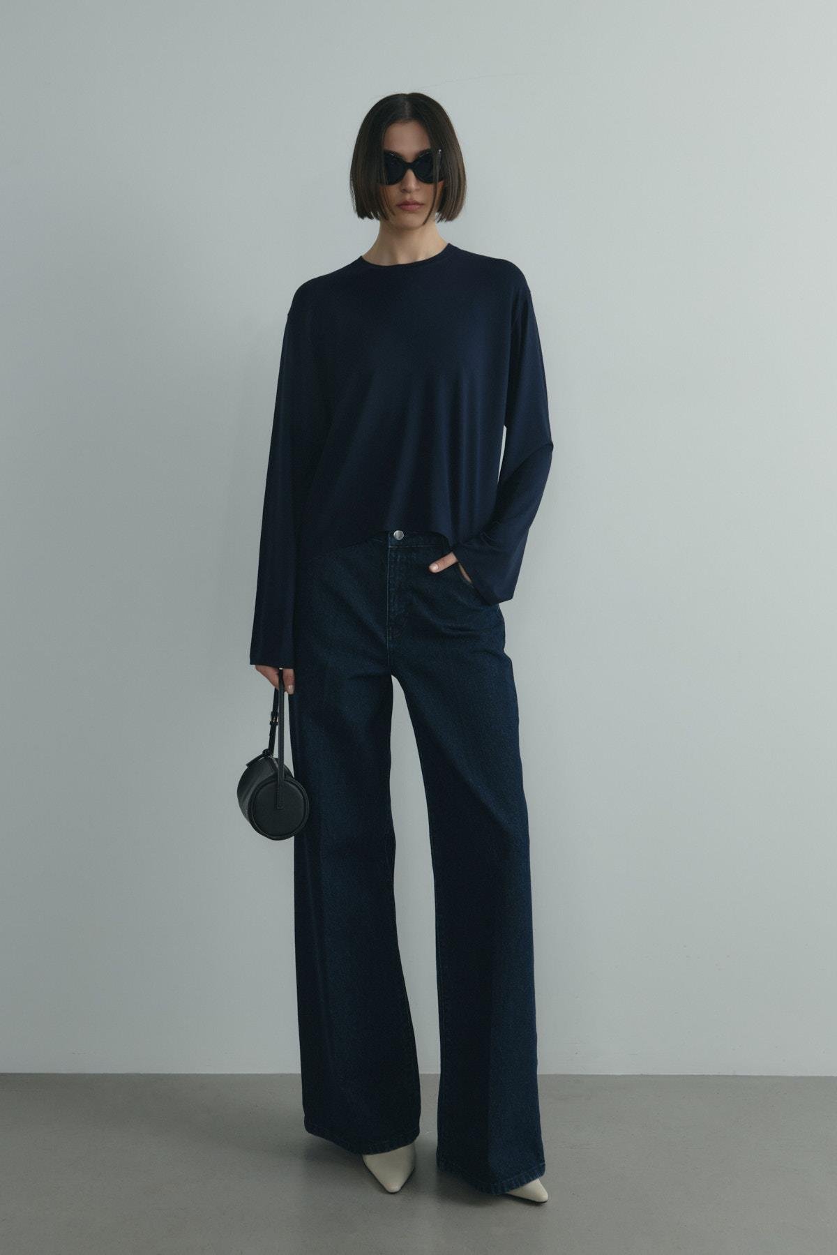 Blue Roe Wide Leg Jean