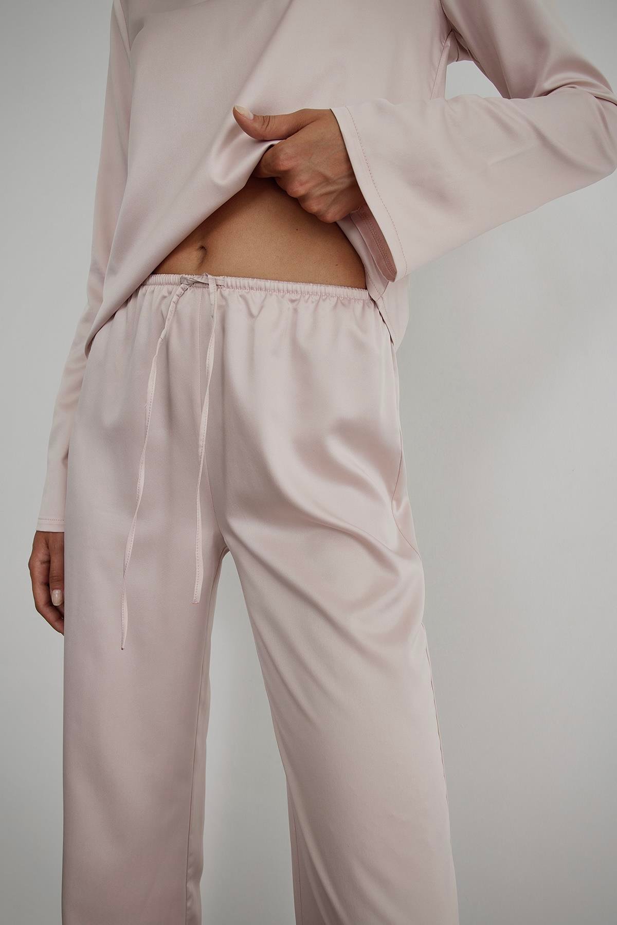 Pudra Cindy Saten Pantolon