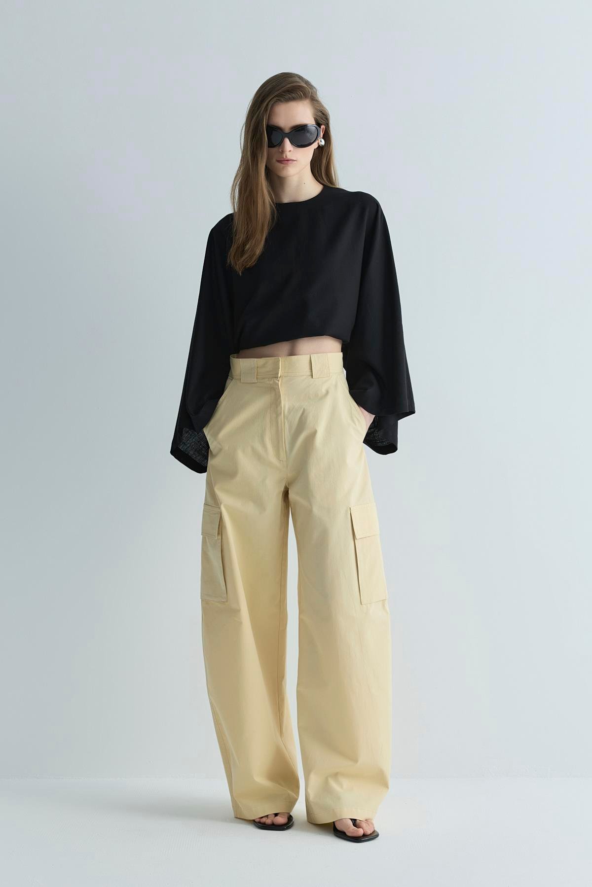 Sarı Carbie Kargo Pantolon