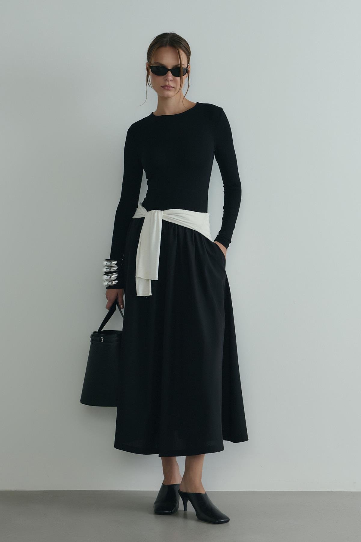 Harper Contrast Dress