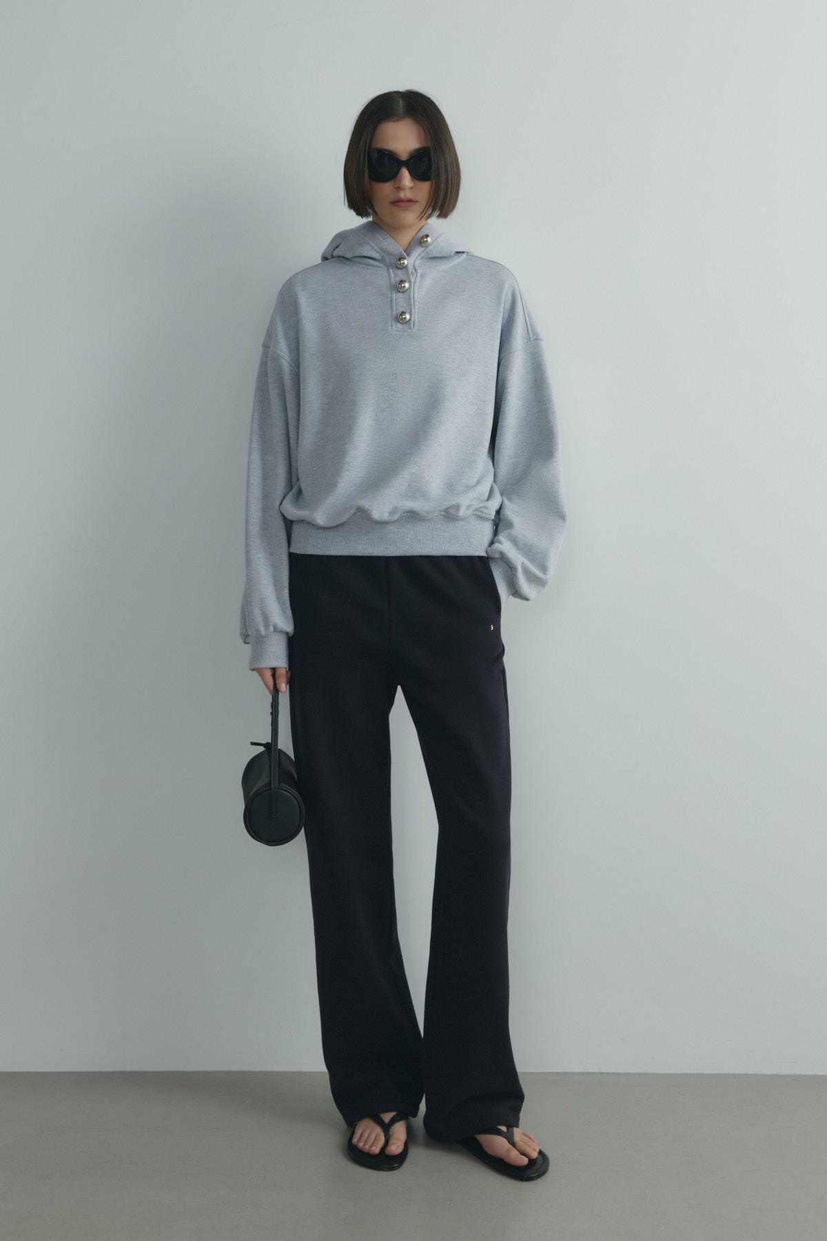 Siyah Homie Yıkamalı Eşofman