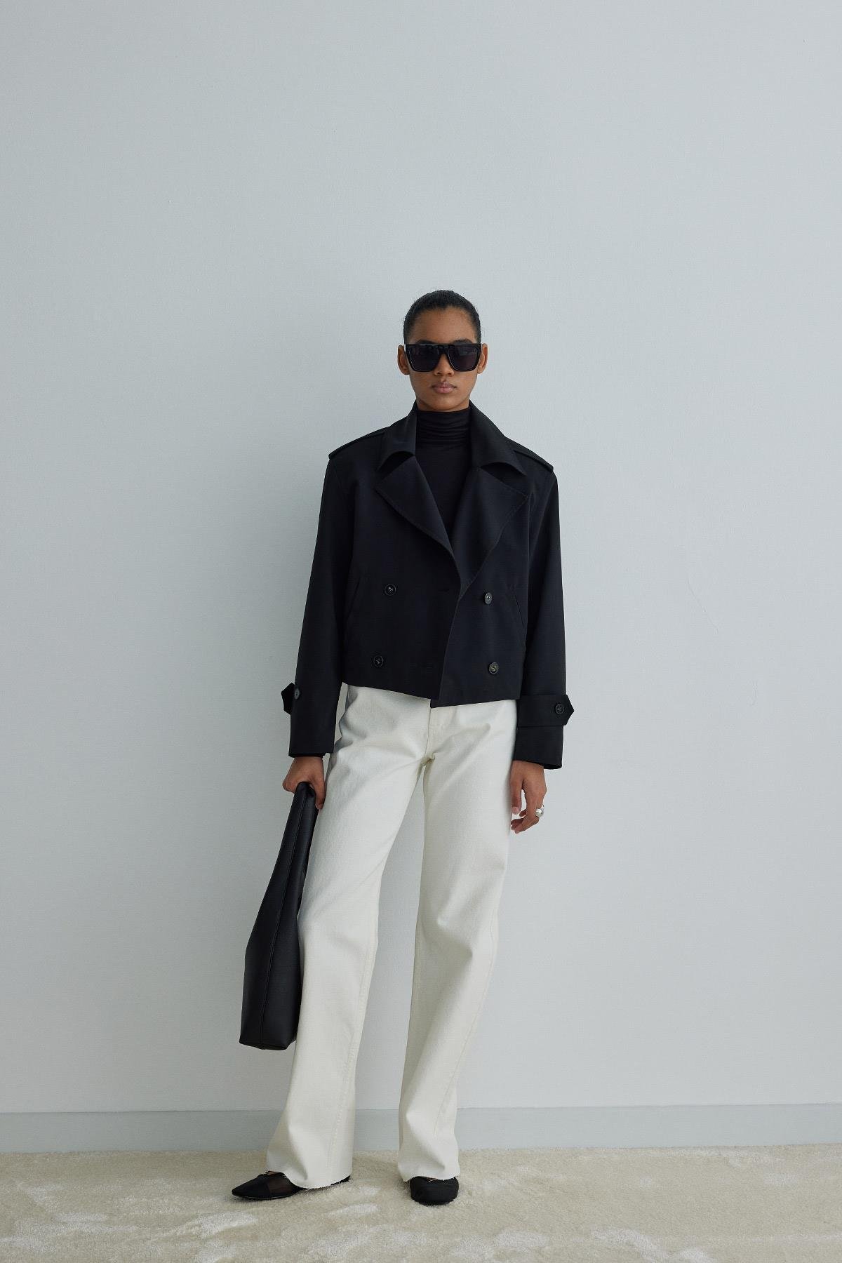 Petit Bomber Trench Coat