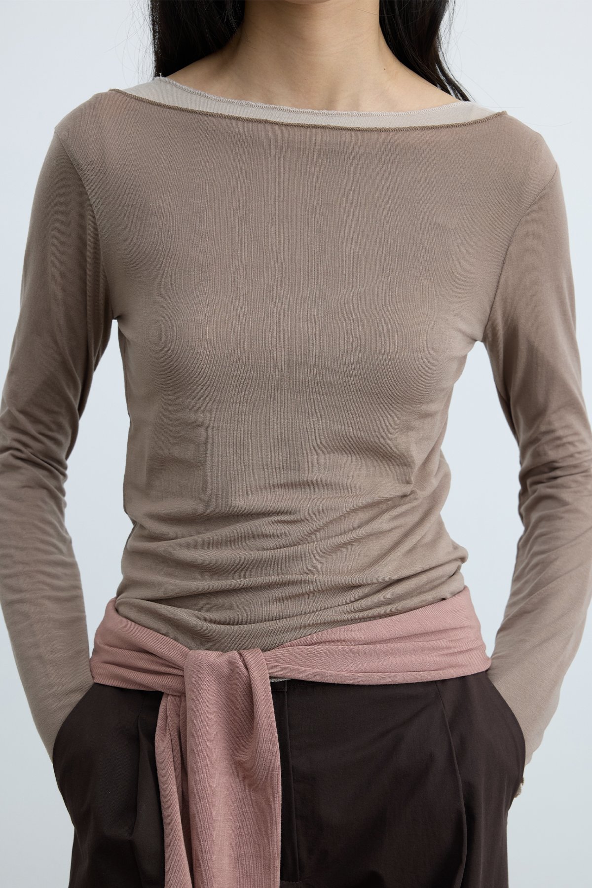 Sütlü Kahve Lindy Bluz