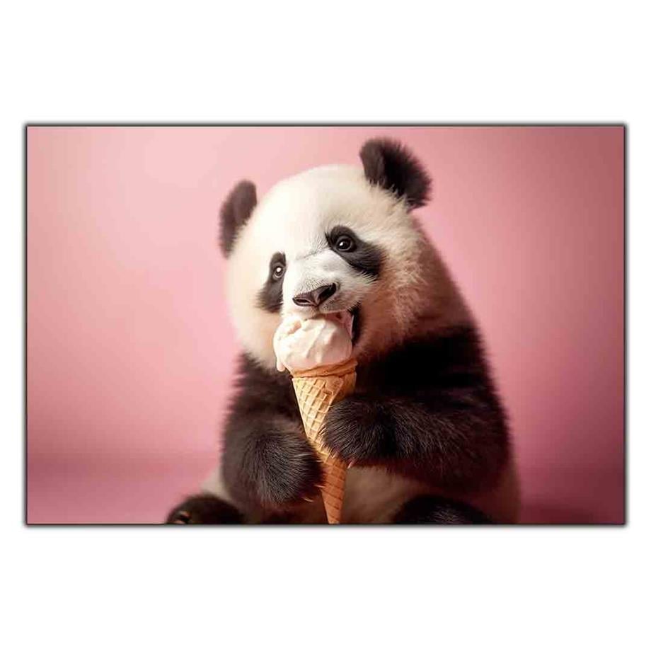 DONDURMA YİYEN YAVRU PANDA KANVAS TABLO ürününe, KANVAS TABLOLAR kategorisinden hemen satın alabilirsiniz.