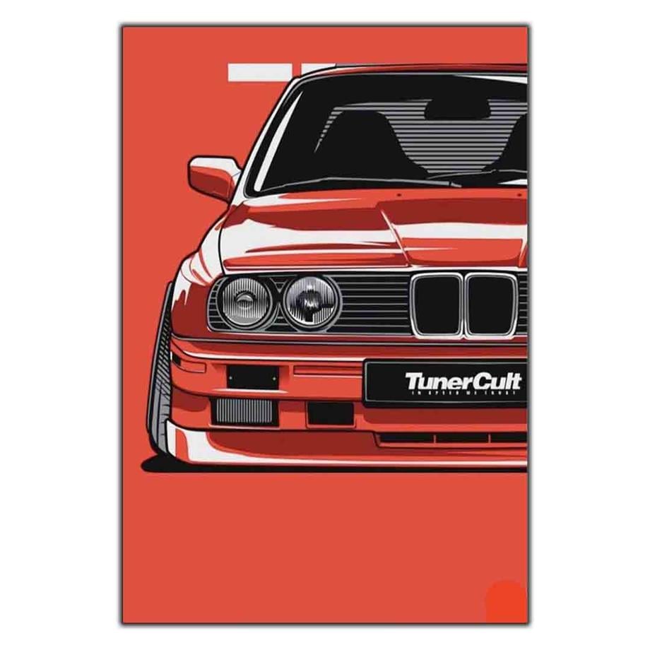 KIRMIZI BMW E30 İLLUSTRASYON KANVAS TABLO ürününe, KANVAS TABLOLAR kategorisinden hemen satın alabilirsiniz.