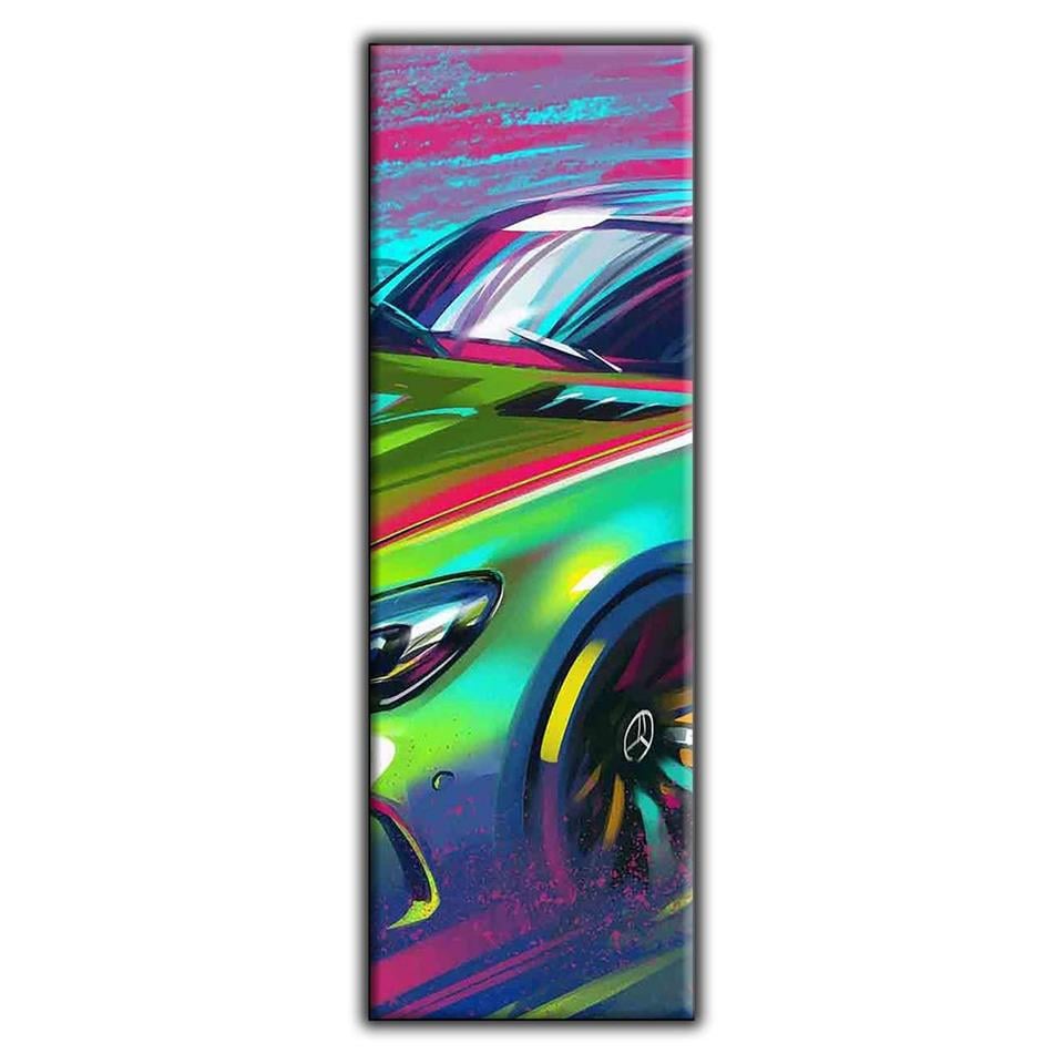 NEON SPOR ARABA DİKEY KANVAS TABLO ürününe, KANVAS TABLOLAR kategorisinden hemen satın alabilirsiniz.