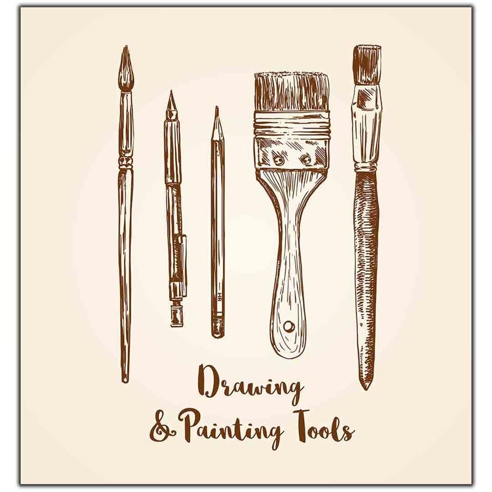 VEKTÖREL DRAWING AND PAINTING TOOLS KANVAS TABLO ürününe, KANVAS TABLOLAR kategorisinden hemen satın alabilirsiniz.