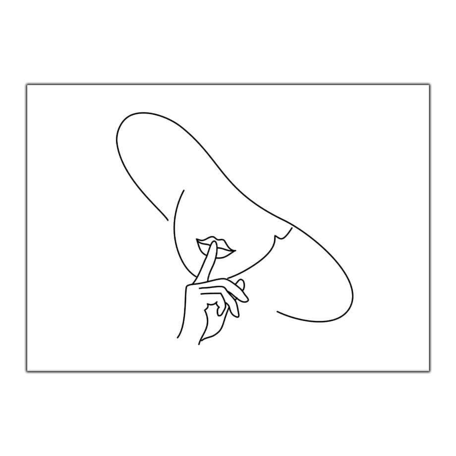 VEKTÖREL TEK ÇİZGİ ŞAPKALI KADIN KANVAS TABLO ürününe, KANVAS TABLOLAR kategorisinden hemen satın alabilirsiniz.