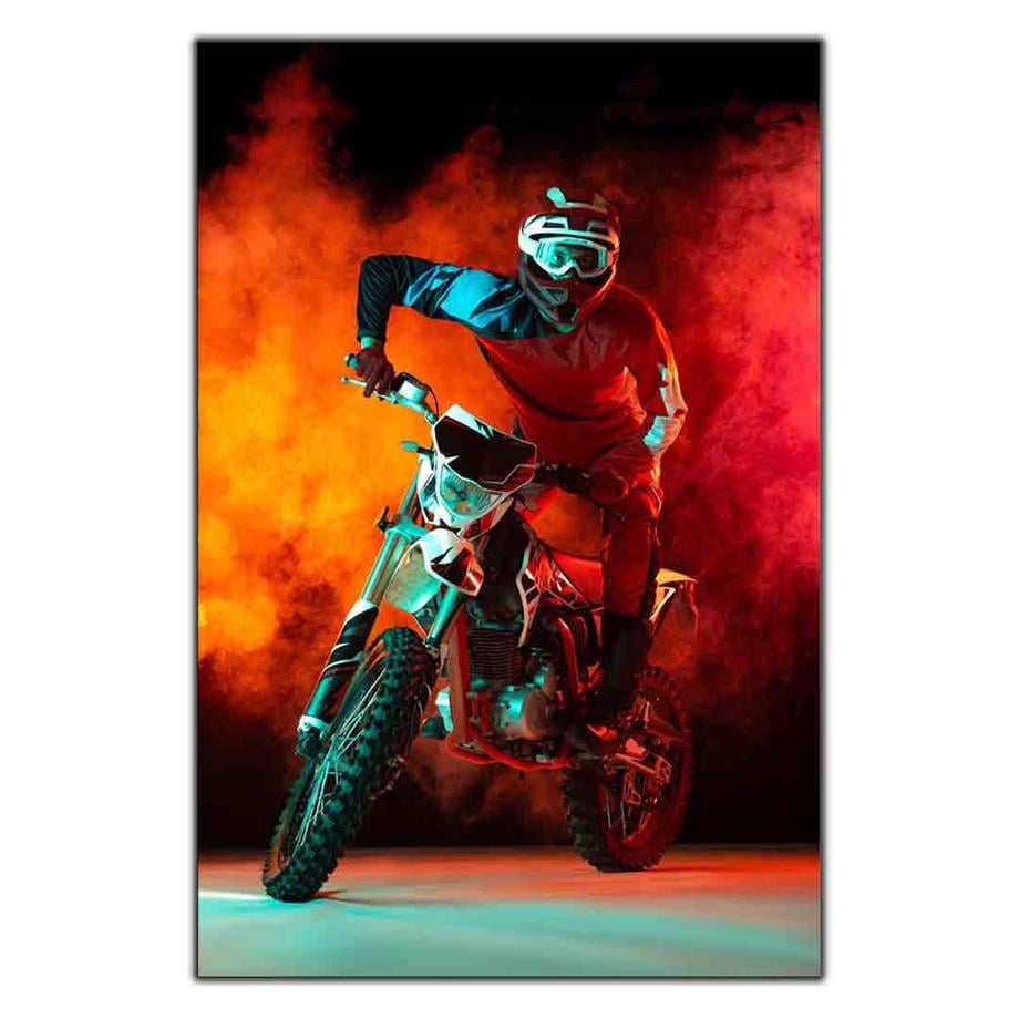 YANLAYAN MOTOCROSÇU KANVAS TABLO ürününe, KANVAS TABLOLAR kategorisinden hemen satın alabilirsiniz.