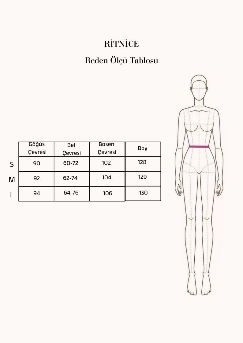 Kadın Adelina Bel Korse Detay Sırt Lastikli Dokuma Uzun Kahverengi Elbise