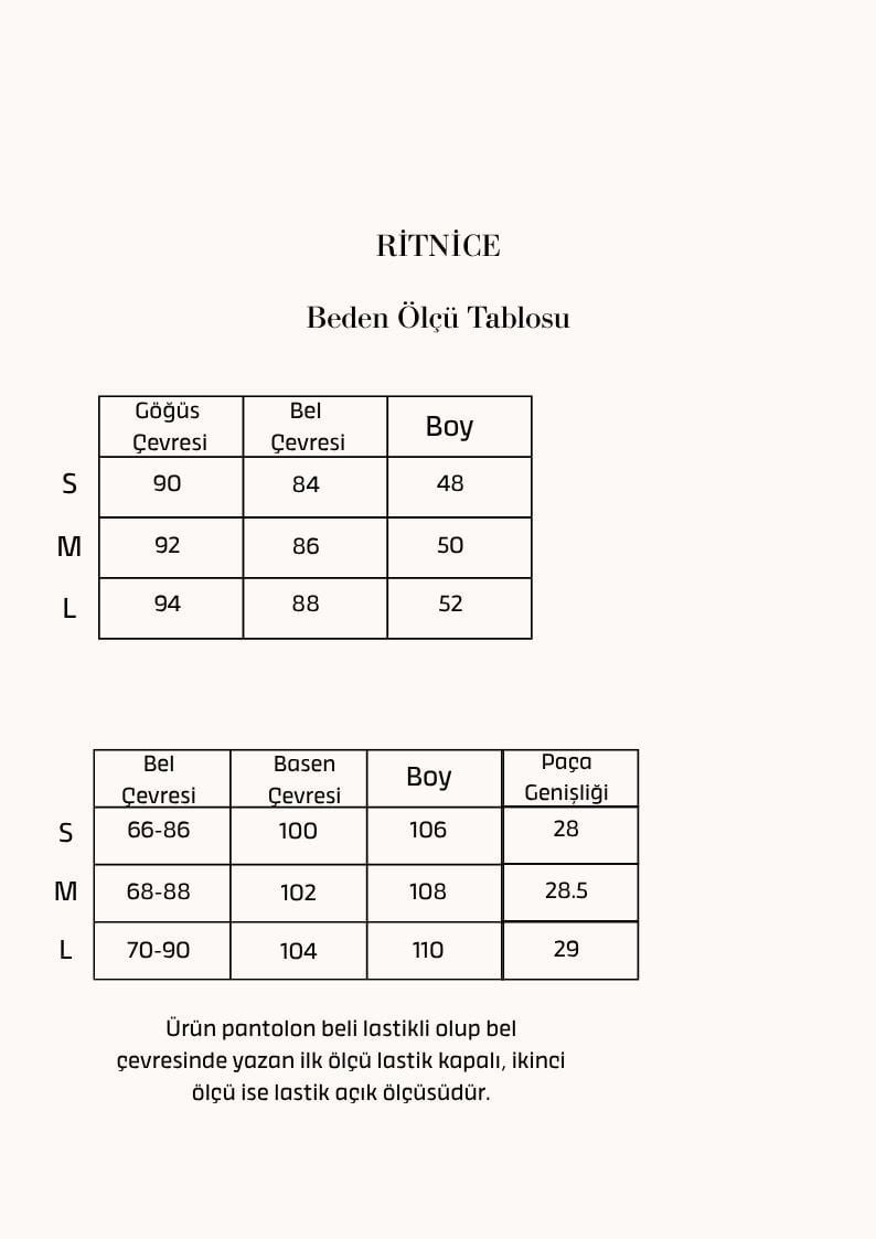 Kadın Alfie Sıfır Kol Gömlek Bel Lastikli Pantolon Dokuma Haki Alt Üst Takım