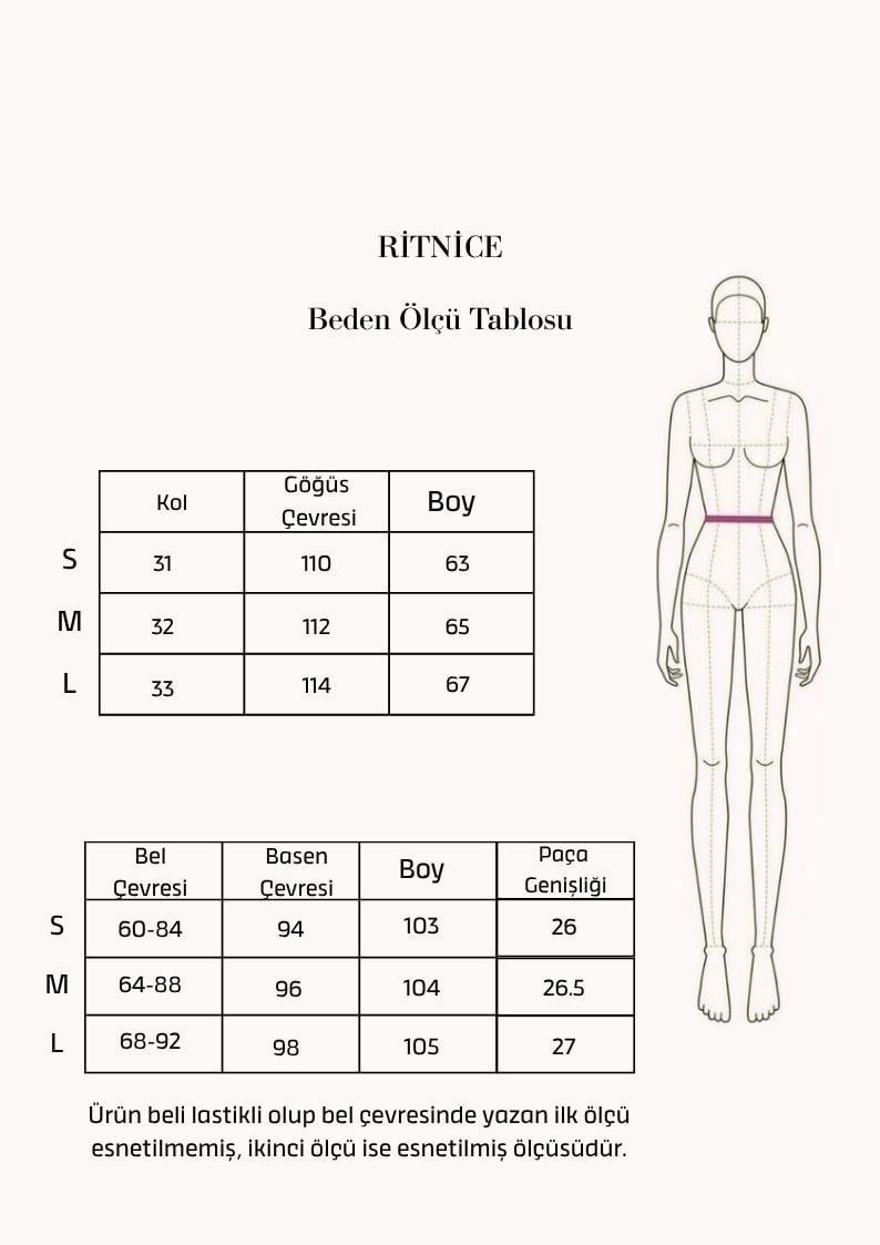 Kadın Bret Gömlek Pantolon Dokuma Mavi Alt Üst Takım