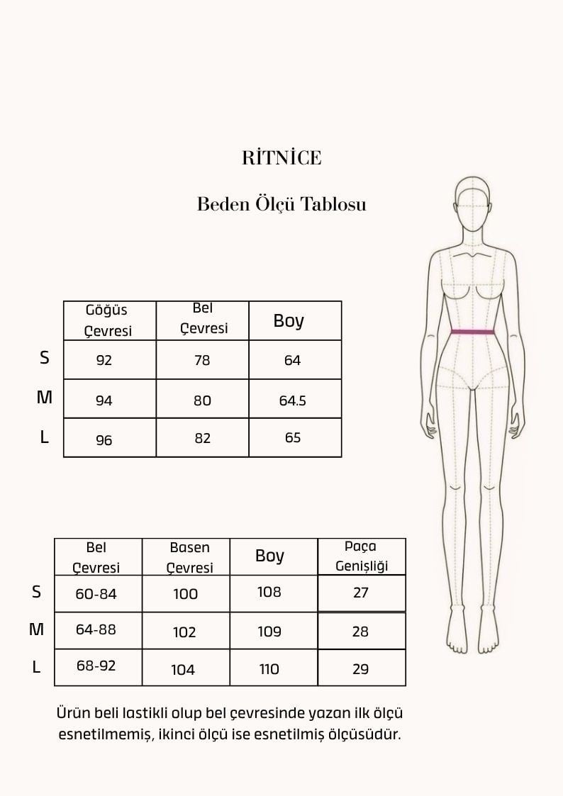 Kadın Candice V Yaka Bel Lastikli Kolsuz Kahverengi Dokuma Alt Üst Takım