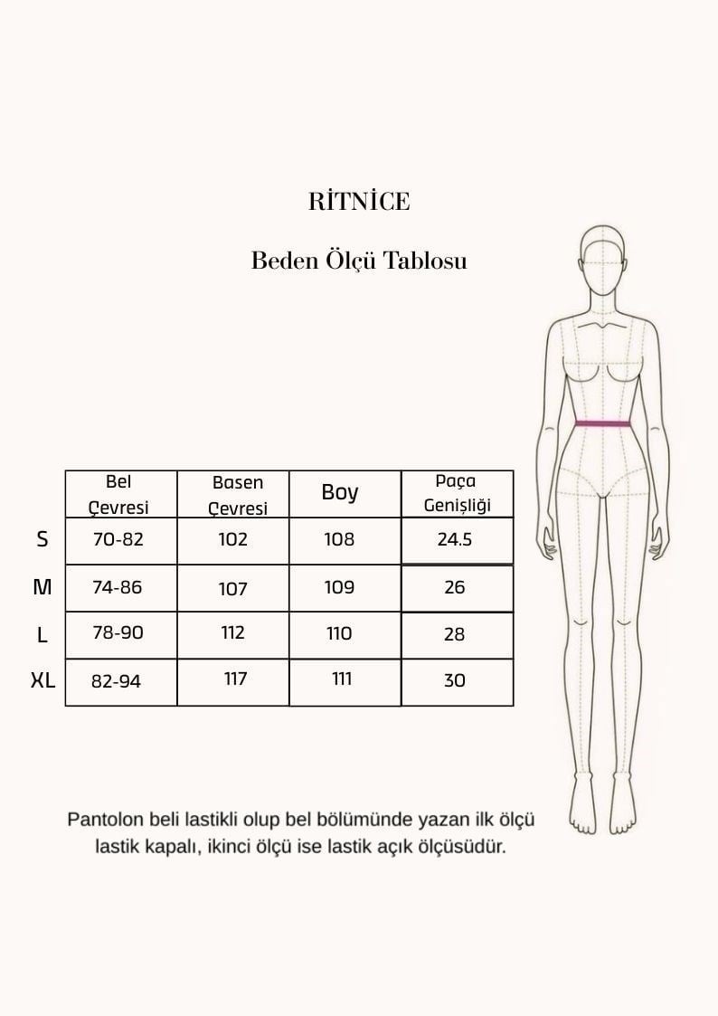 Kadın Cedric Poliviskon Düğmeli Arkadan Lastikli Antrasit Dokuma Pantolon