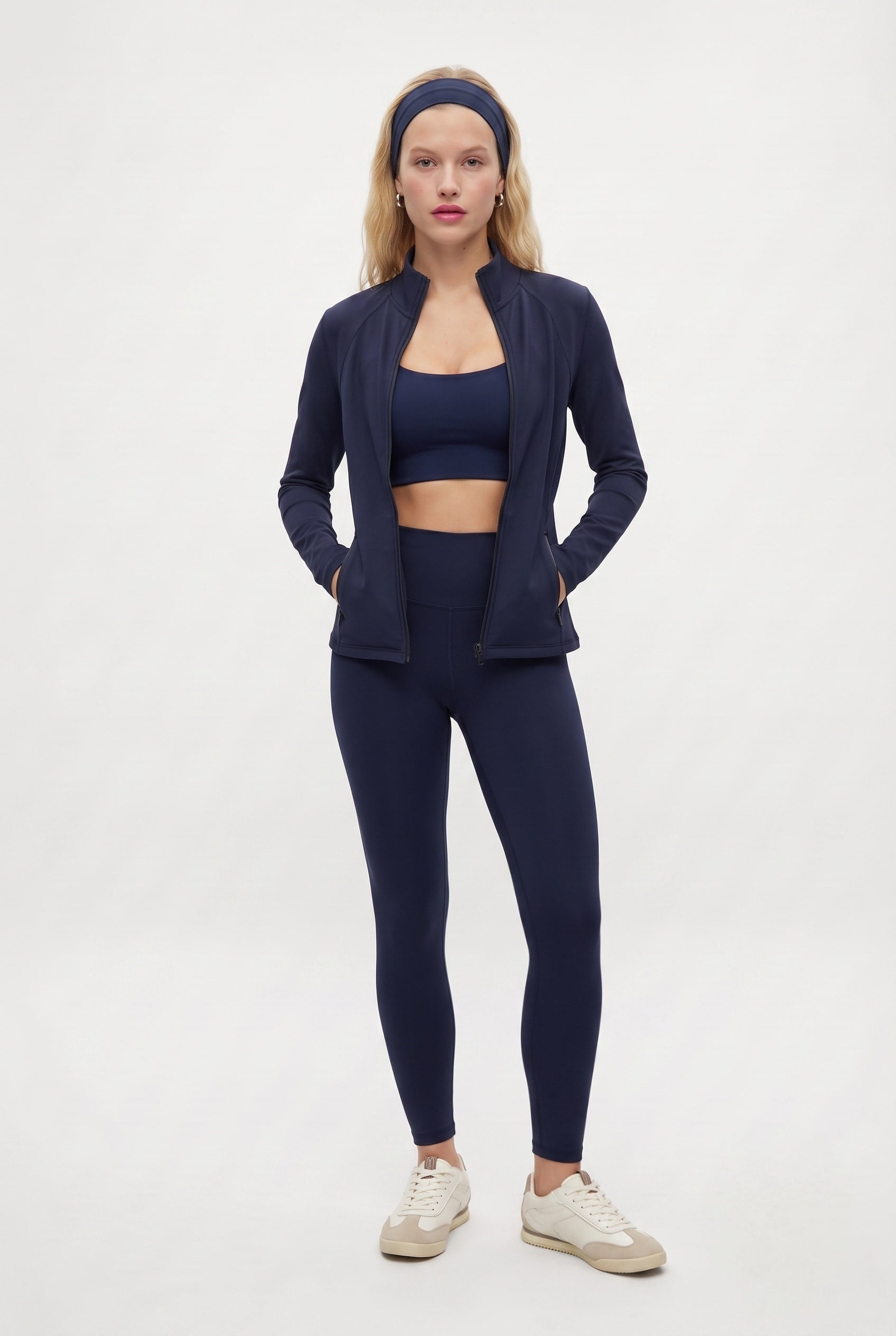 Kadın Danica Nano Fit Yüksek Bel Lacivert Tayt