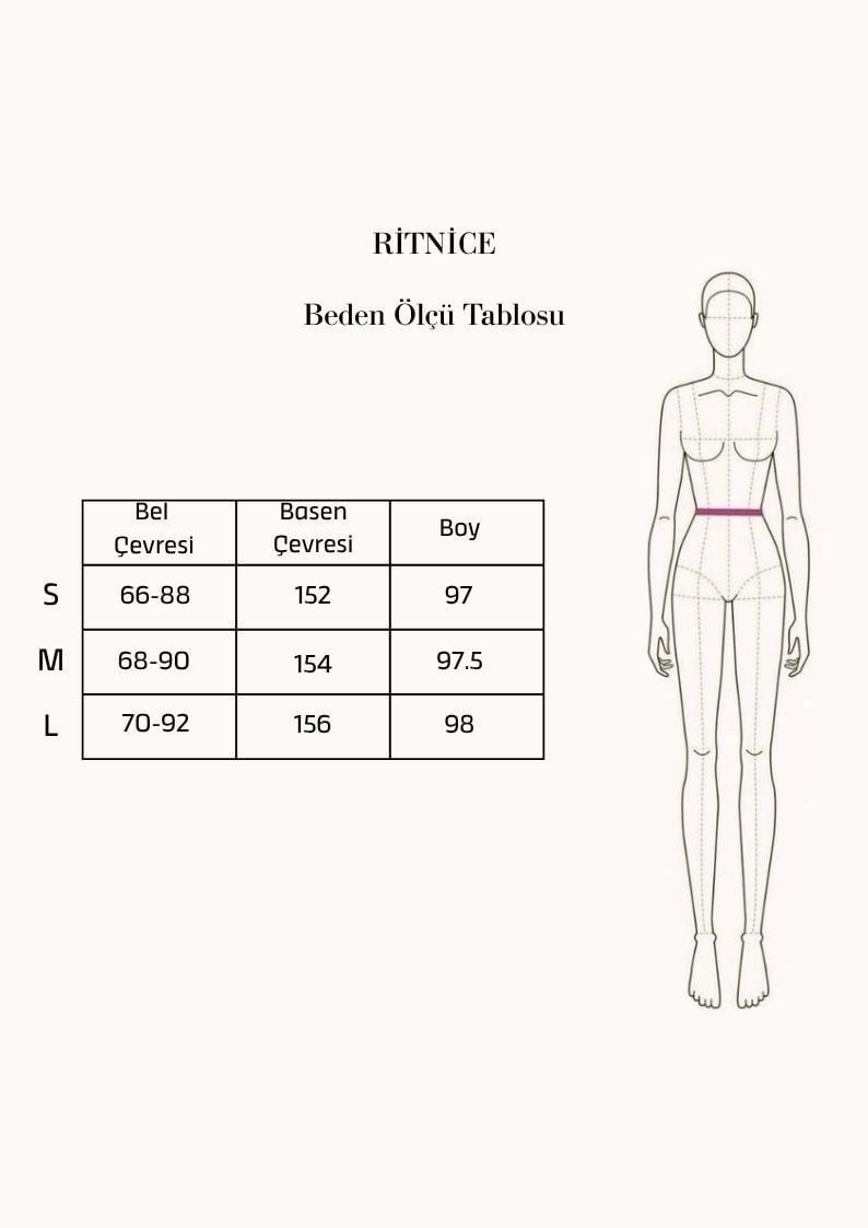 Kadın Event Kemerli Bel Lastikli Cepli Viskon Siyah Uzun Puantiyeli Dokuma Etek