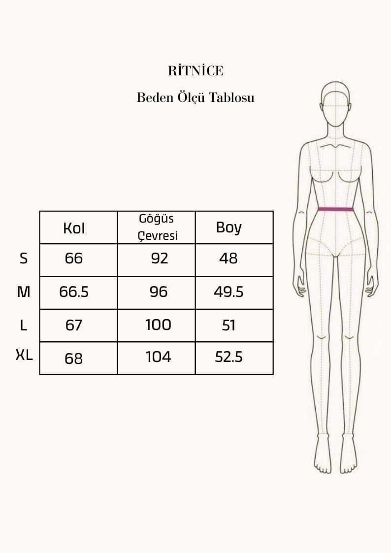 Kadın Hazel Bele Oturan Bisiklet Yaka Uzun Kollu Basic Kahverengi Örme Bluz 