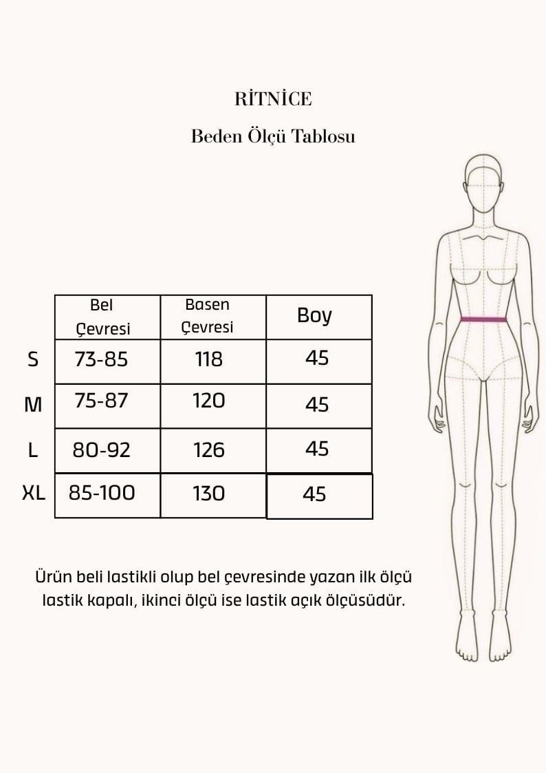 Kadın Jamie %100 Pamuk Müslin Bel Lastikli Soft Siyah Şort