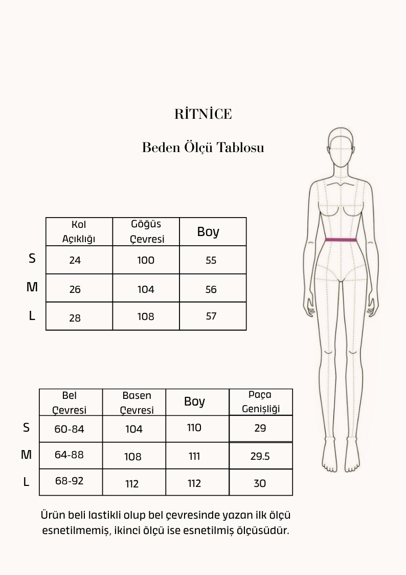 Kadın Joe Asimetrik Bluz Pantolon Dokuma Kahverengi Alt Üst Takım