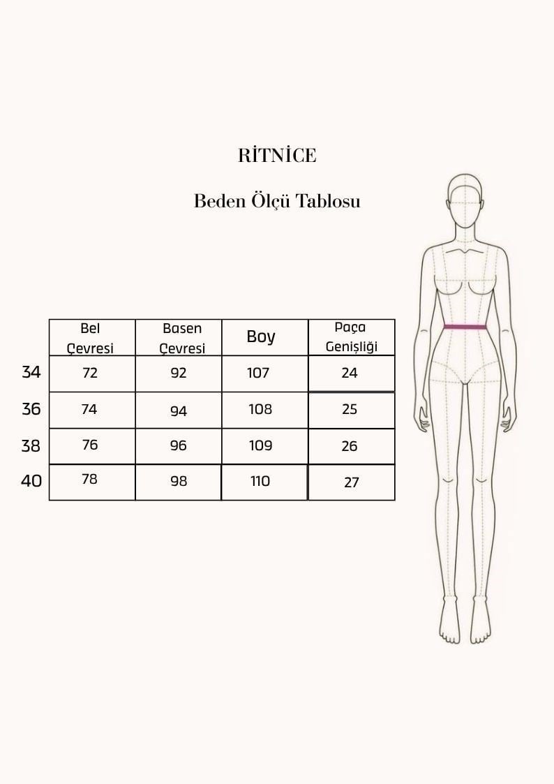 Kadın New Flow Kanca Kapamalı Cepli Siyah Kumaş Pantolon