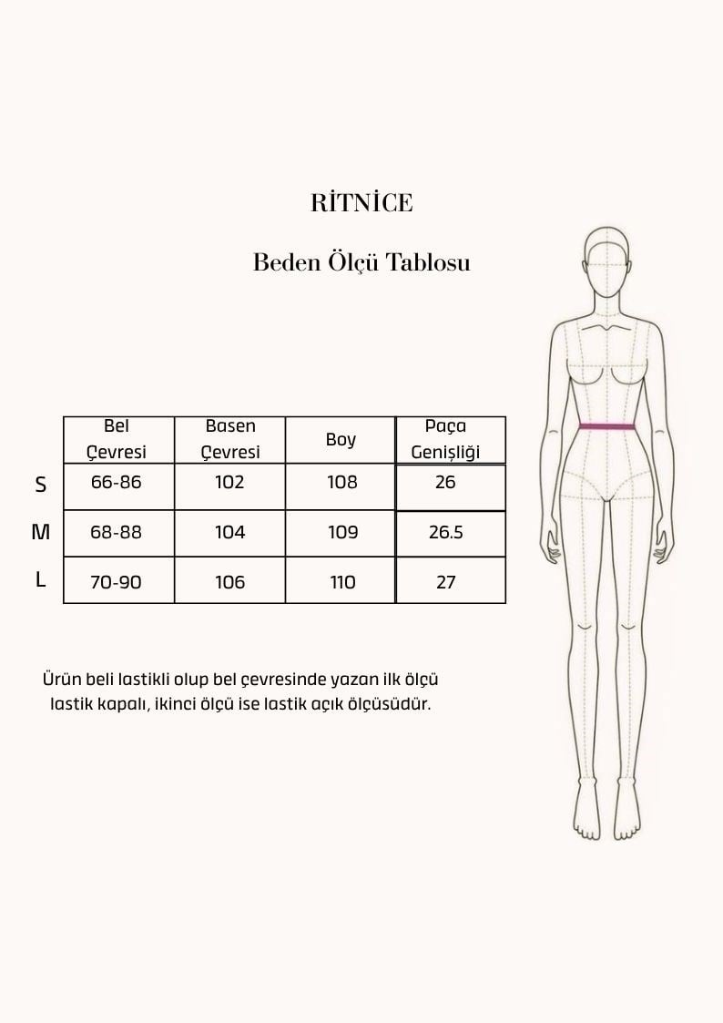 Kadın New George Keten Karışımlı Bol Kesim Dokuma Lacivert Pantolon