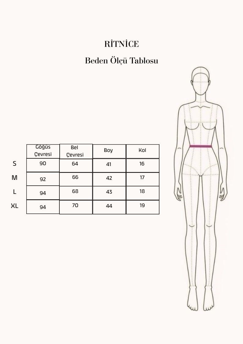 Kadın New Serra %100 Pamuk Tereyağ Sarısı Crop Top