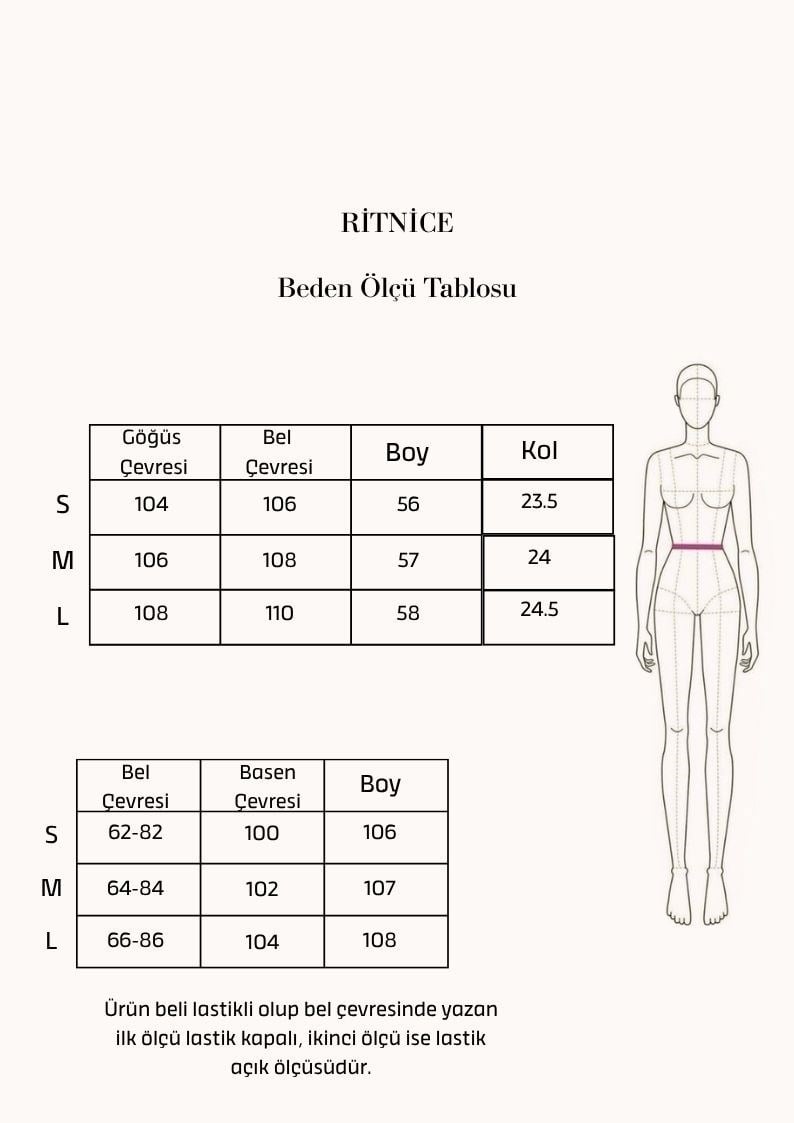 Kadın River Modal Touch Bağlama Detaylı Bluz Bel Lastikli Bol Paça Pantolon Kahverengi Alt Üst Takım