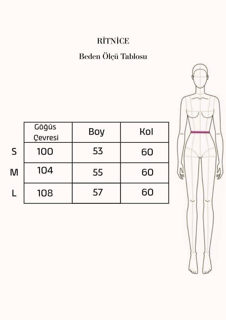Kadın Rush Yumuşak Sakallı Acı Kahverengi Bisiklet Yaka Triko Hırka
