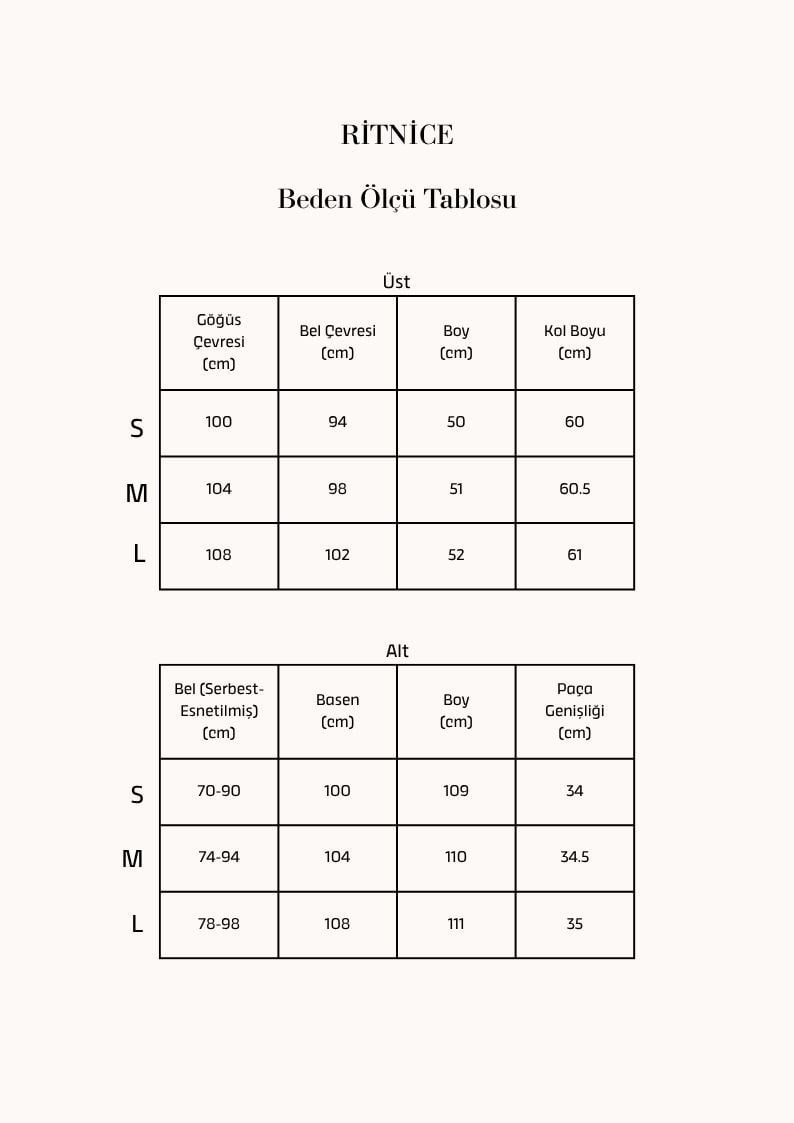 Kadın Soren Şardonlu Kahverengi Alt Üst Eşofman Takımı