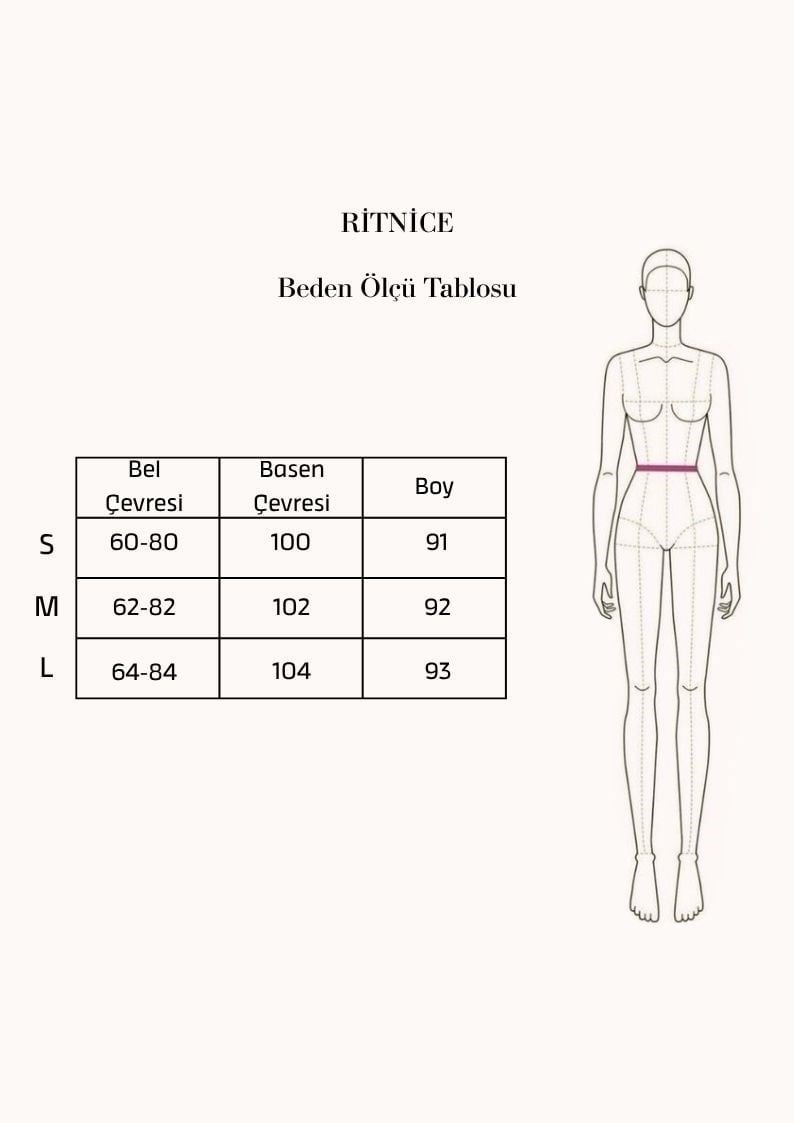 Kadın Tessa Astarlı %100 Pamuk Müslin Mavi Uzun Etek