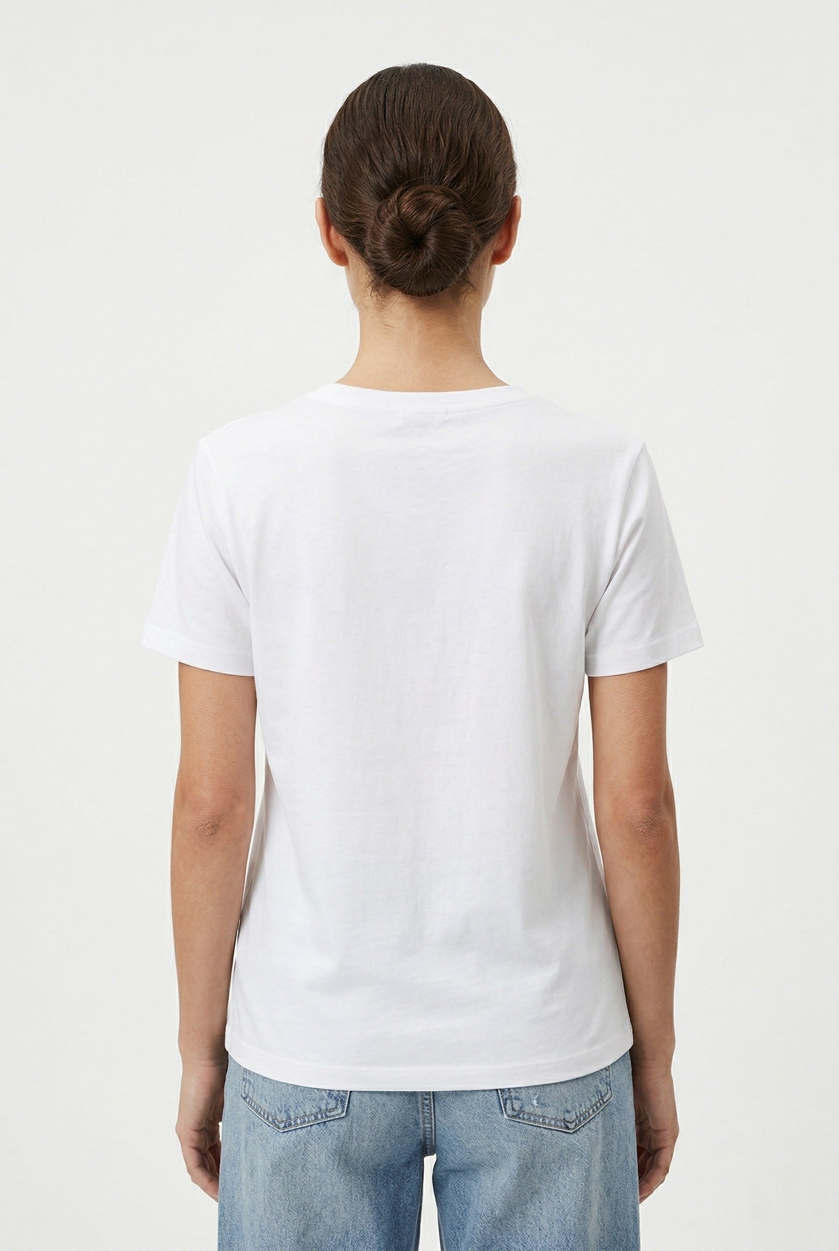 Kadın Vicky Basic Siyah ve Beyaz 2'li T-Shirt