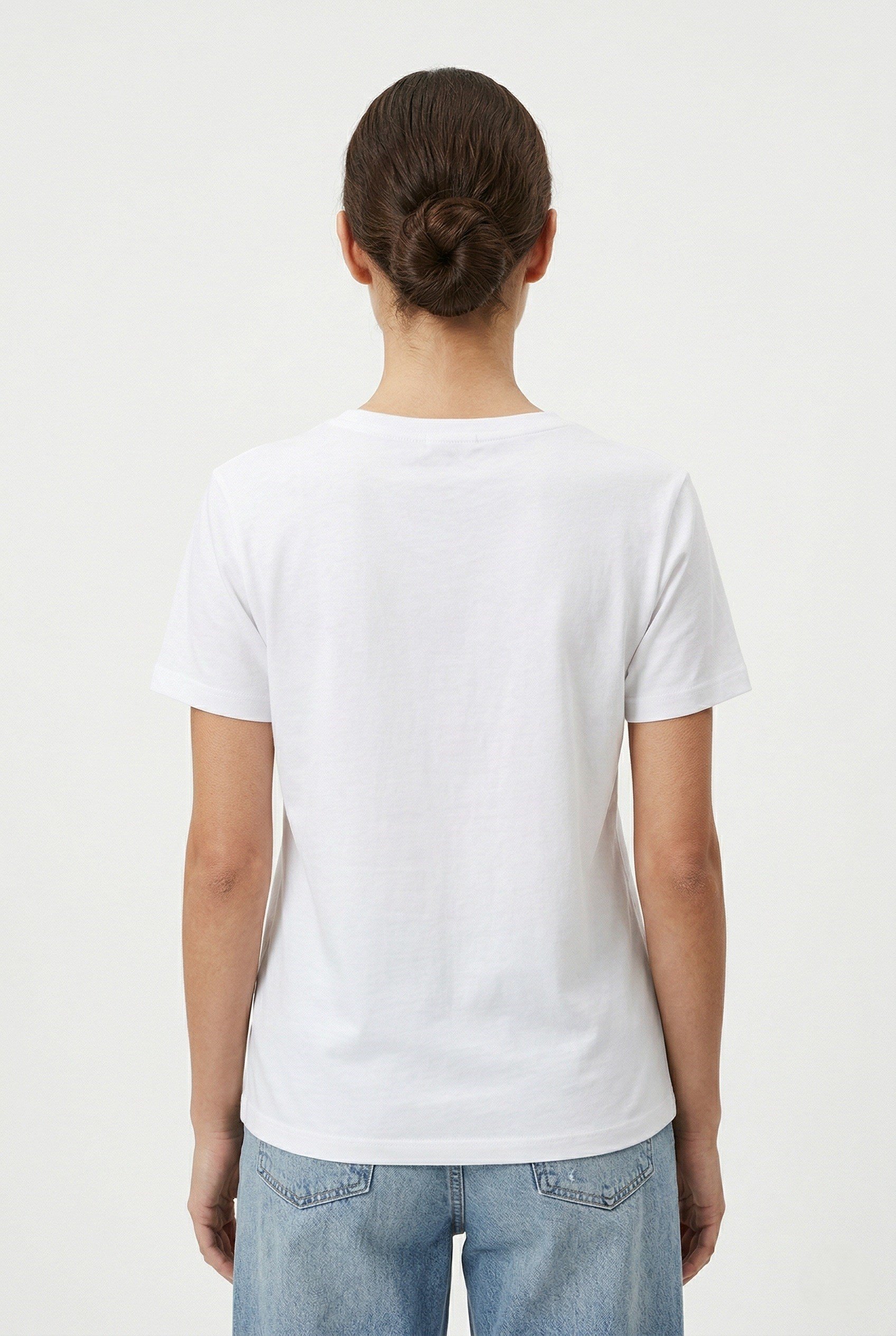 Kadın Vicky Basic Siyah ve Beyaz 2'li T-Shirt