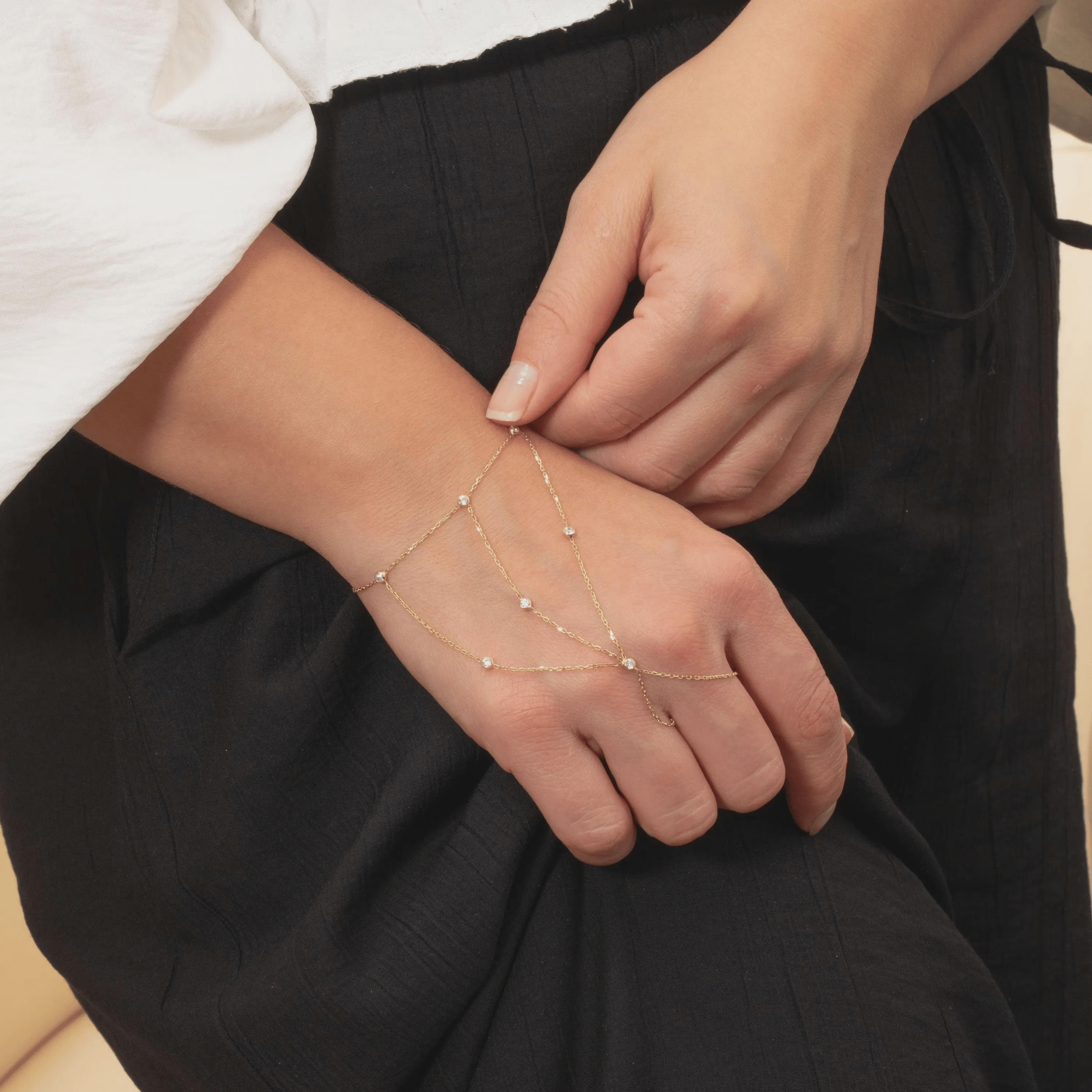 0.33 Karat Pırlanta Altın Şahmeran Bileklik - Gold Store