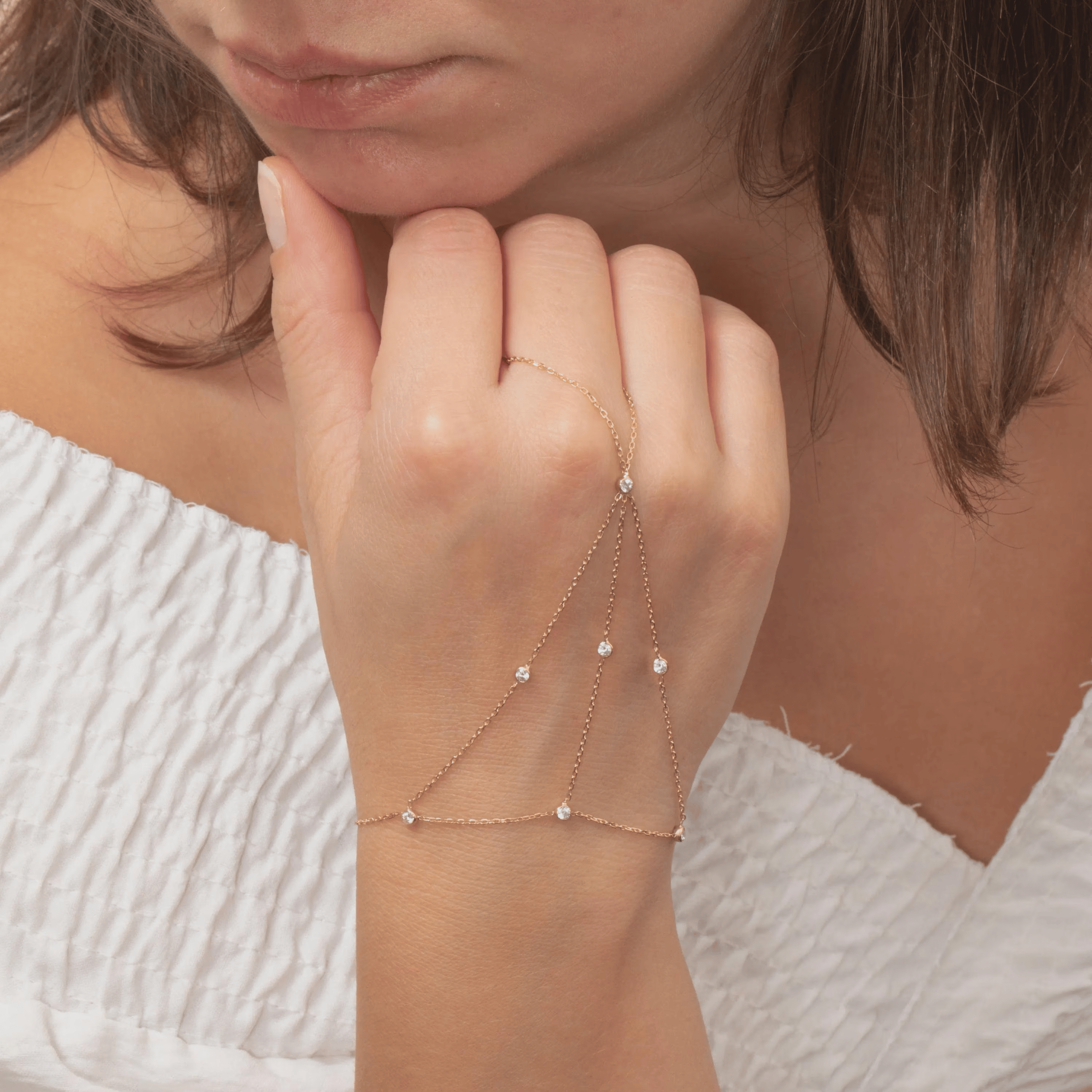 0.33 Karat Pırlanta Altın Şahmeran Bileklik - Gold Store