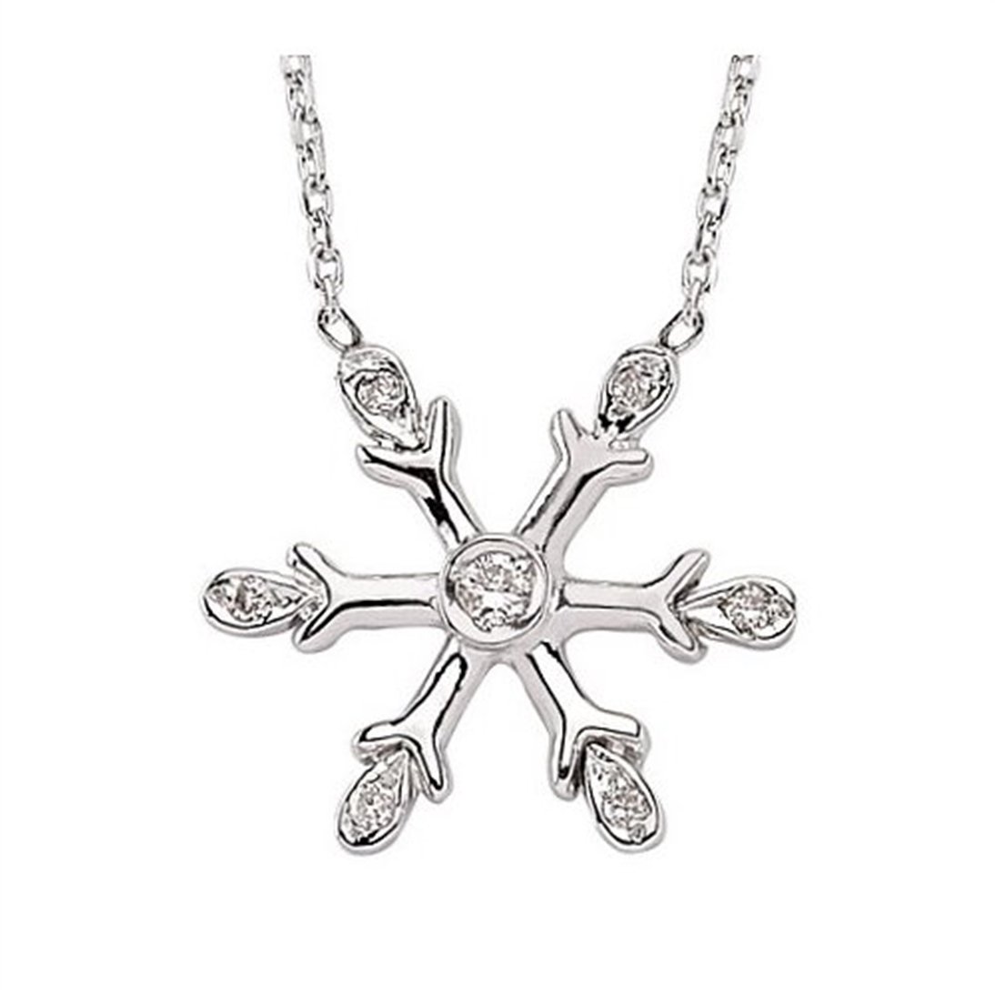 Goldstore-0.32 ct. Pırlanta Kar Tanesi Set