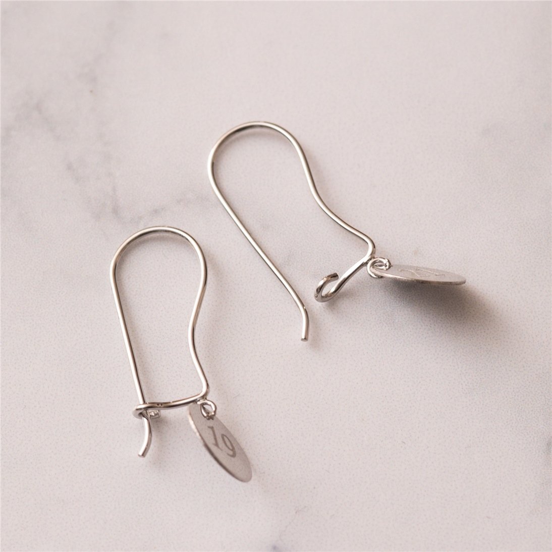 Goldstore-14K Solid Custom Engrave Disk Earring, Tiny Gold Circle Earring, Personalized Drop Round Gold Earrings, Real Gold Gold Dangle Disk Earrings