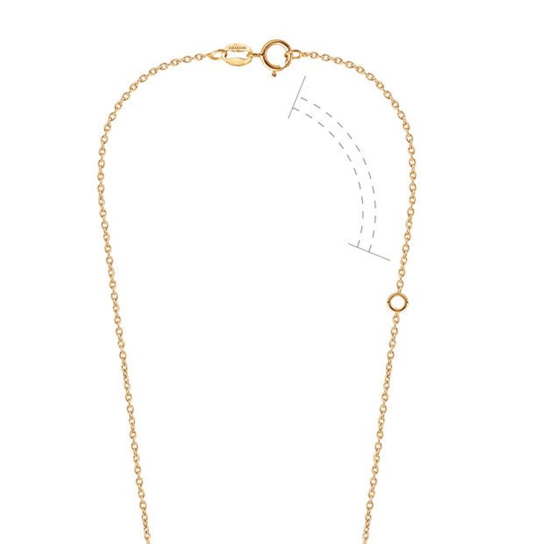 Goldstore-14K Solid Gold Disc Medallion Custom Initial Name Necklace, Elegant Gold Engraved Letter Necklace is a Great Gift For Her. Christmas Gift