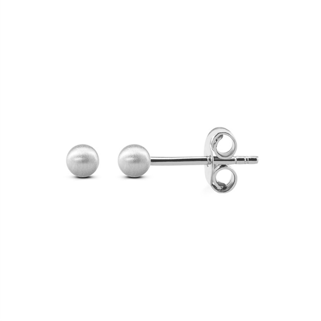 Goldstore-3 mm Mat Top Küpe